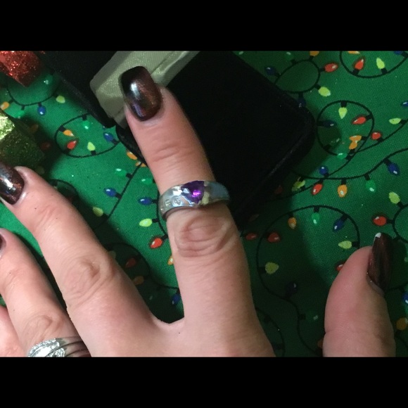 Sterling Silver With Amethyst & Fire Opal - Picture 3 of 5